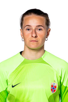 Goalkeeper Rugile Maria Rulyte of the Norwegian women’s
