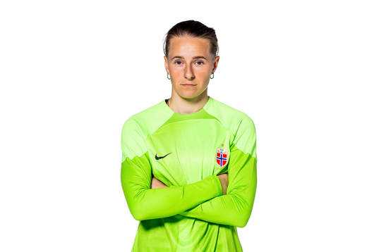 Goalkeeper Rugile Maria Rulyte of the Norwegian women’s