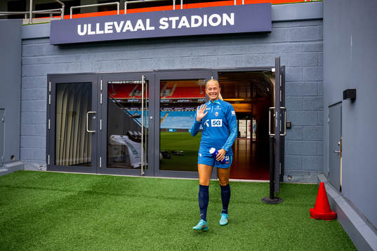 Guro Bergsvand of the Norwegian women's national football