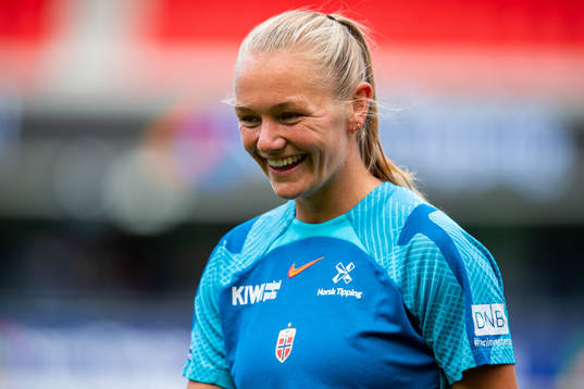 Frida Maanum of the Norwegian women's national football team