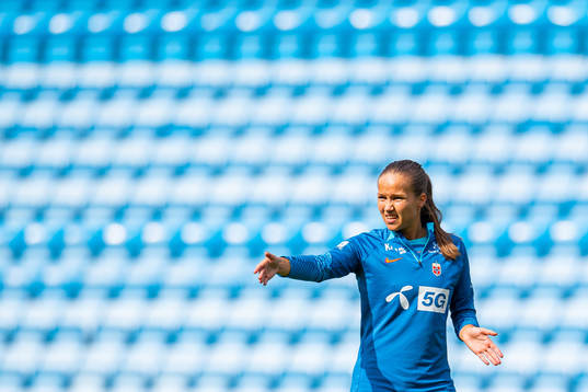 Guro Reiten of the Norwegian women's national football team