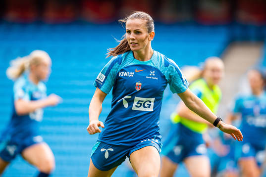 Tuva Hansen of the Norwegian women's national football team
