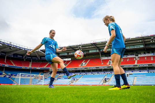 Elisabeth Terland and Julie Blakstad of the Norwegian