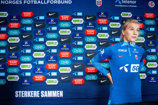 Ada Hegerberg of the Norwegian women's national football