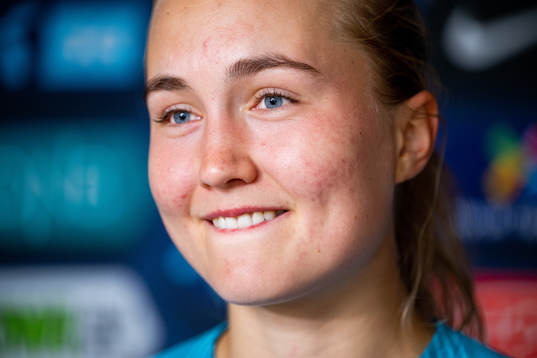 Noor Hoelsbrekken Eckhoff of the Norwegian women's national