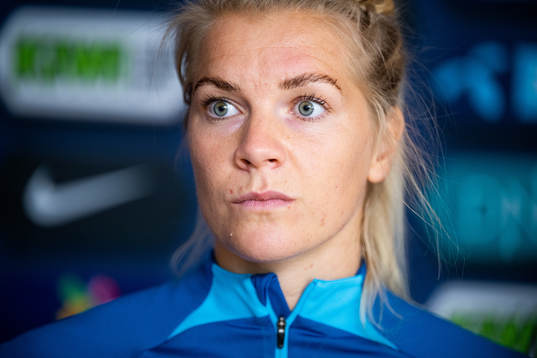 Ada Hegerberg of the Norwegian women's national football