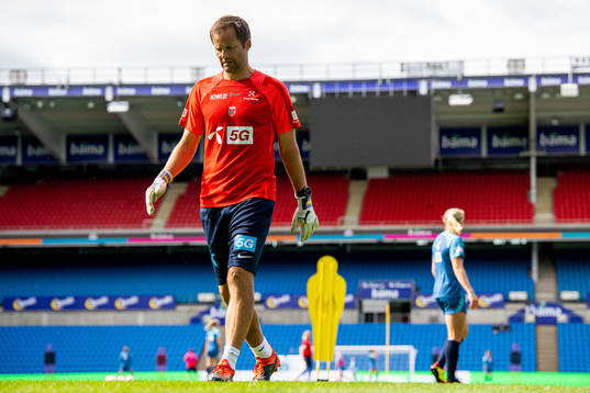 Jon Knudsen, goalkeeper coach of the Norwegian women's