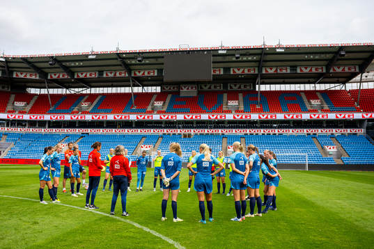 Hege Riise, head coach of the Norwegian women's national