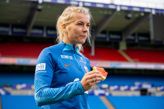 Ada Hegerberg of the Norwegian women's national football