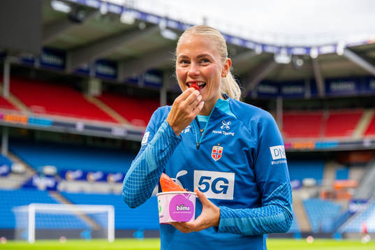 Guro Bergsvand of the Norwegian women's national football
