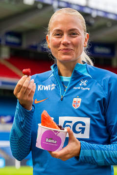 Guro Bergsvand of the Norwegian women's national football