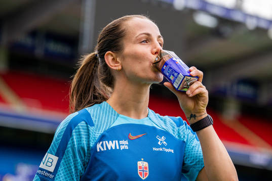 Tuva Hansen of the Norwegian women's national football team