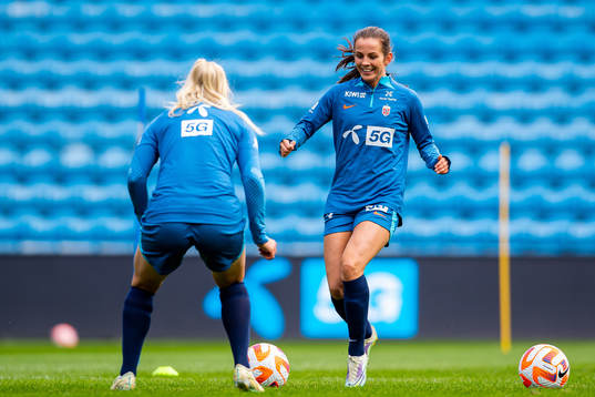 Tuva Hansen of the Norwegian women's national football team