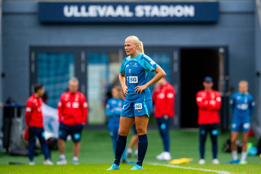 Guro Bergsvand of the Norwegian women's national football
