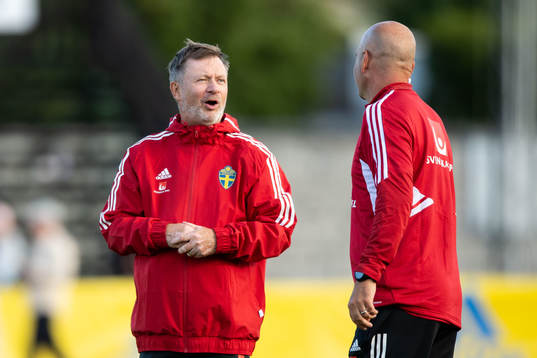 Peter Gerhardsson, head coach and Magnus Wikman, assistant