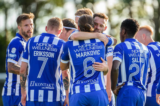 IFK Göteborgs Eman Markovic jublar