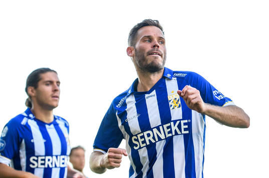 IFK Göteborgs Emil Salomonsson jublar