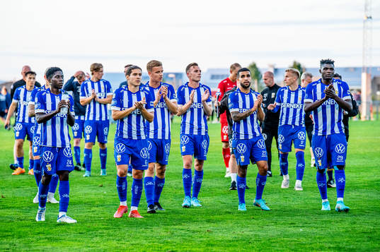 IFK Göteborgs spelare jublar