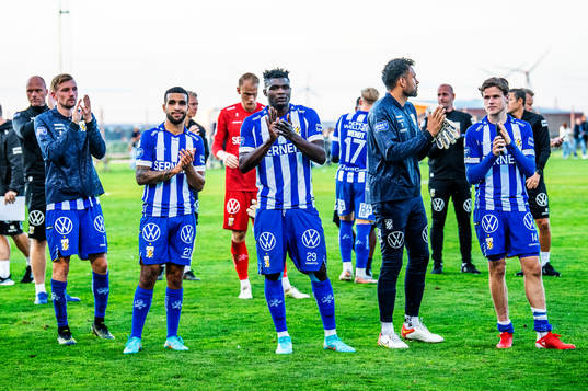 IFK Göteborgs spelare jublar
