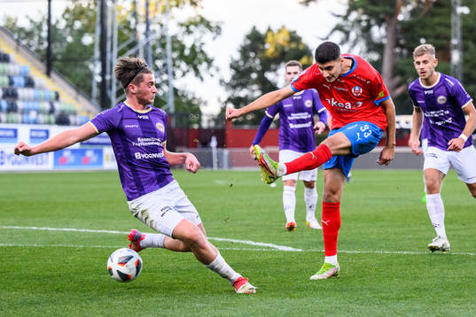 IK Tords Hugo Lyck och Helsingborgs Amar Muhsin