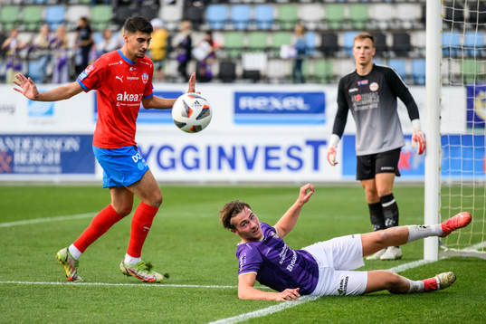 Helsingborgs Amar Muhsin och IK Tords Hugo Lyck
