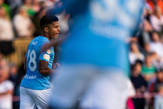 Malmö FFs Romain Gall jublar