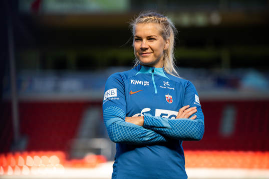 Ada Hegerberg of the Norwegian women's national football