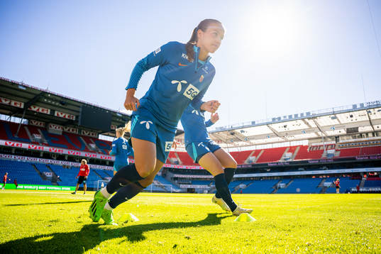 Guro Reiten of the Norwegian women's national football team