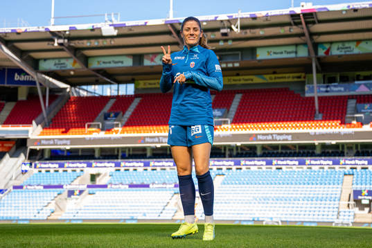 Maren Mjelde of the Norwegian women's national football team