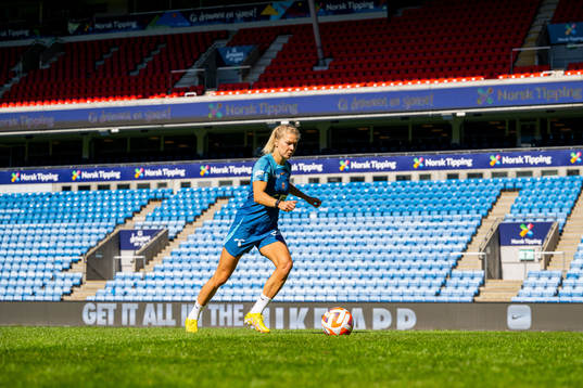 Ada Hegerberg of the Norwegian women's national football