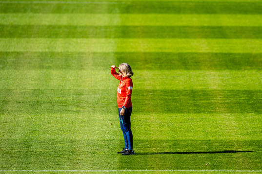 Hege Riise, head coach of the Norwegian women's national
