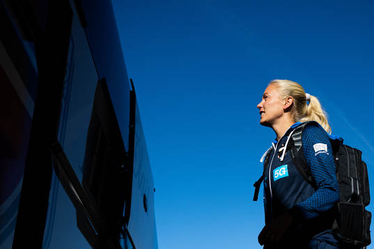 Guro Bergsvand of the Norwegian women's national football