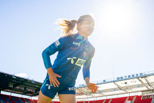 Noor Hoelsbrekken Eckhoff of the Norwegian women's national