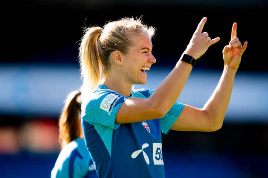 Ada Hegerberg of the Norwegian women's national football