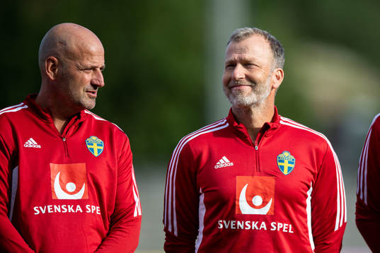 Magnus Wikman, assistant coach and Pontus Ekblom, physio