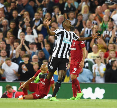 Alexander Isak of Newcastle United the Premier League match