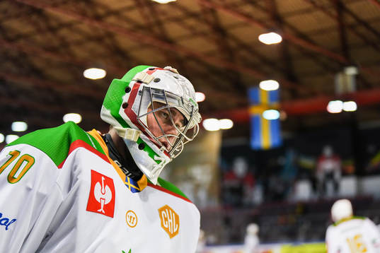 Goalkeeper Calle Clang of Rögle