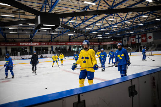 Paula Bergström of Sweden at a practice session