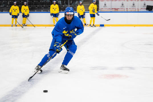 Anna Kjellbin of Sweden at a practice session