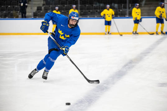 Jenny Antonsson of Sweden at a practice session