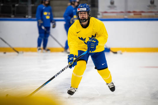 Maja Nylén-Persson of Sweden at a practice session