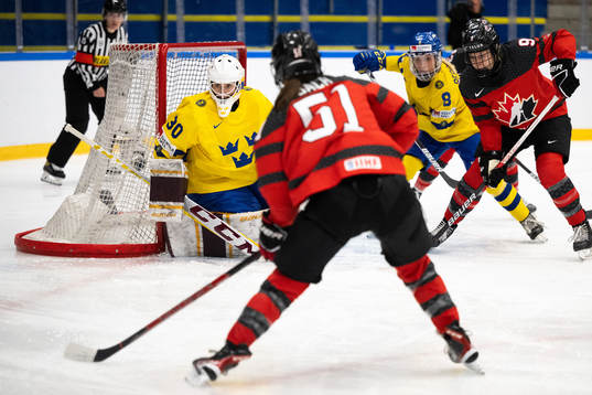Goaltender Emma Söderberg of Sweden