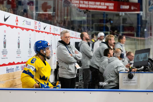 Ebba Berglund of Sweden in the penalty box