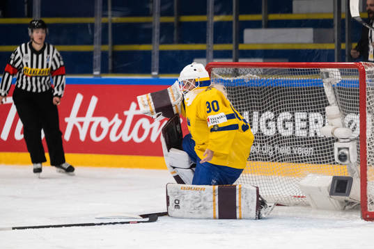 Goaltender Emma Söderberg of Sweden