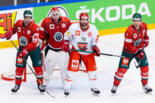 Petteri Lindbohm, goalkeeper Lars Johansson and Christian