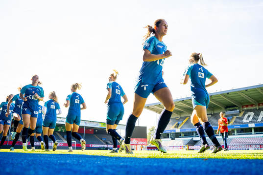 Tuva Hansen of the Norwegian women's national football team