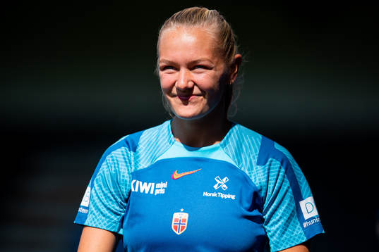 Frida Maanum of the Norwegian women's national football team