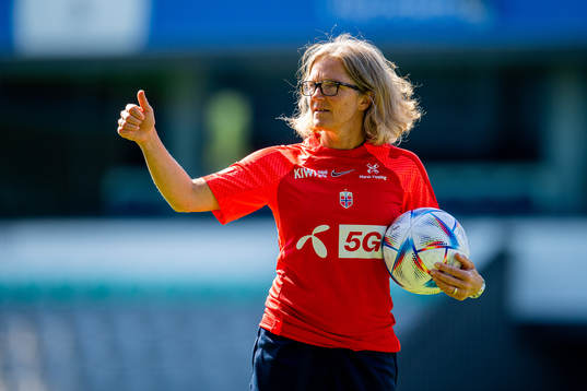 Hege Riise, head coach of the Norwegian women's national