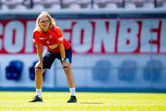 Hege Riise, head coach of the Norwegian women's national