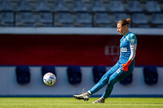 Goalkeeper Rugile Maria Rulyte of the Norwegian women's